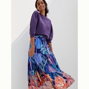 Cecilia Pettersson Bea Tiered Maxi Skirt | Anthropologie